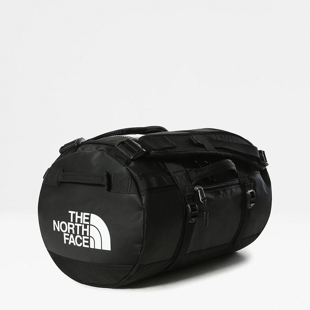 The North Face Duffel Bag Mens Australia - The North Face Base Camp - Extra Small Black / White (BOX